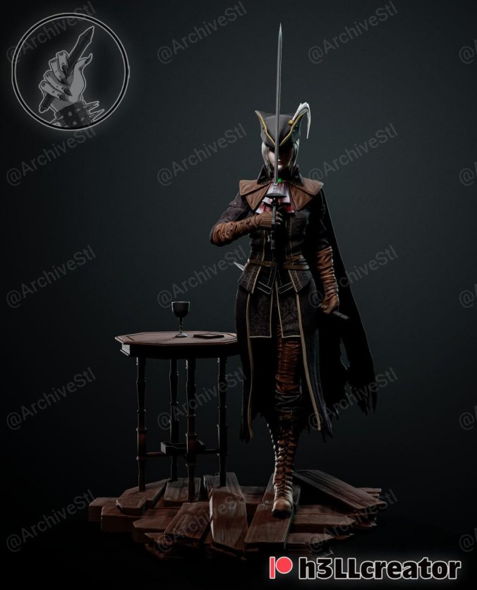 战斗 玛丽亚 Maria 3D打印图纸